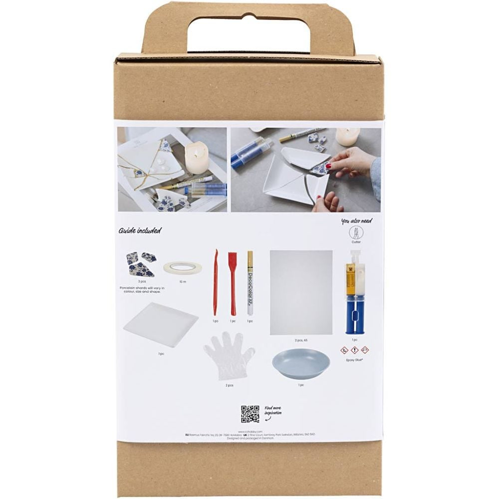 Creativ Company Kintsugi – Bastelset – Porzellan-Schale