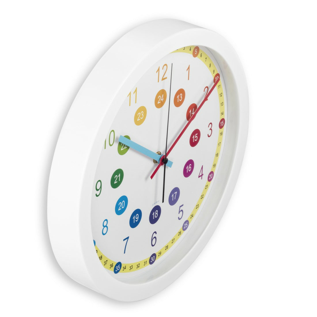 Hama Wanduhr – Analog, lautlos, Ø 30 cm, mehrfarbig, Kunststoff