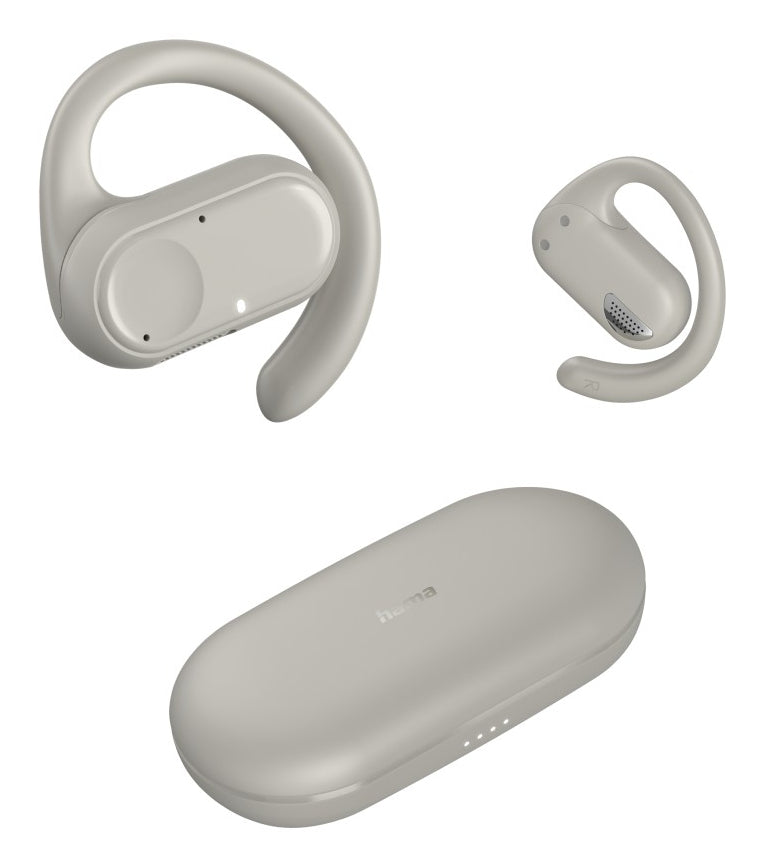 Hama Spirit Open TWS In-Ear – mit Ladecase, Beige, BT 5.3