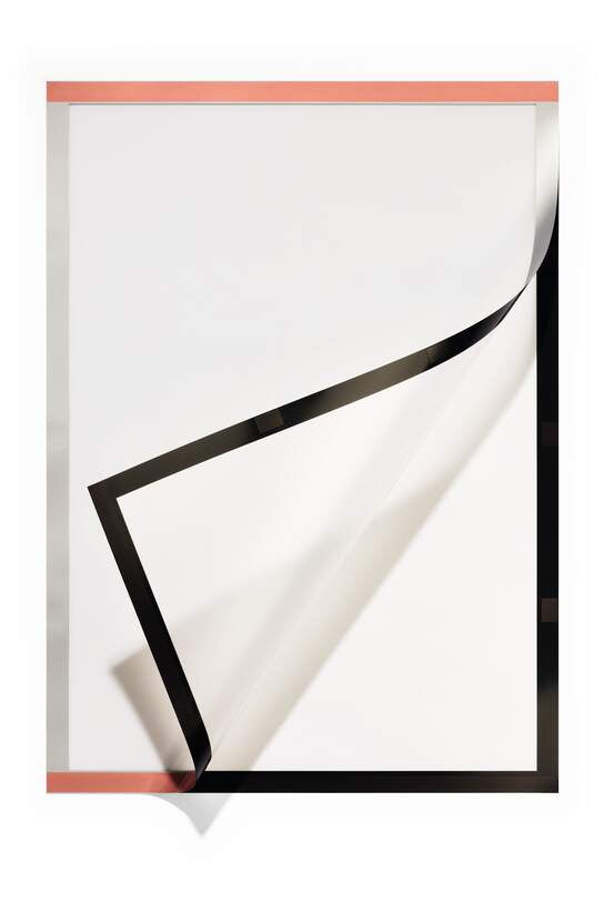 Durable Schilderhalter – Silber, Kunststoff