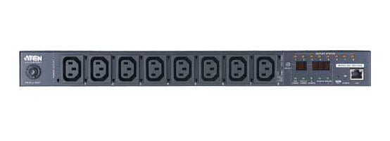 ATEN PE6108 – Rack-PDU geschaltet, gemessen, einphasig, 8× IEC C13, 10 A, Stecker IEC C14, 1U horizontal, 2,3 kW