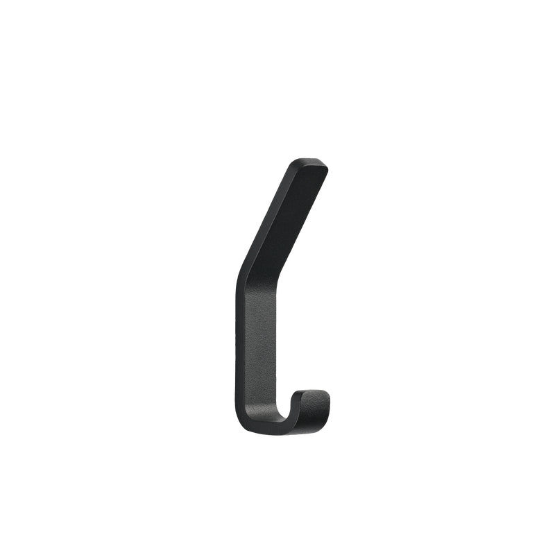 Zone Denmark Haken Rime gross – 2×4×11,5 cm, Aluminium, schwarz