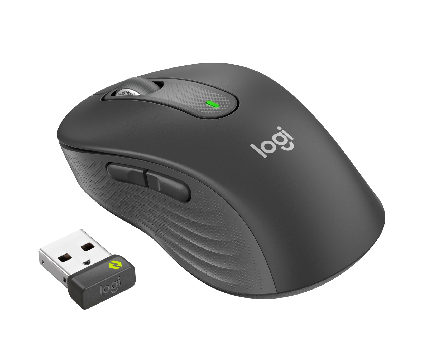 Logitech M650 für Business Business-Maus – für Rechtshänder, für Handflächengrösse M, Graphit