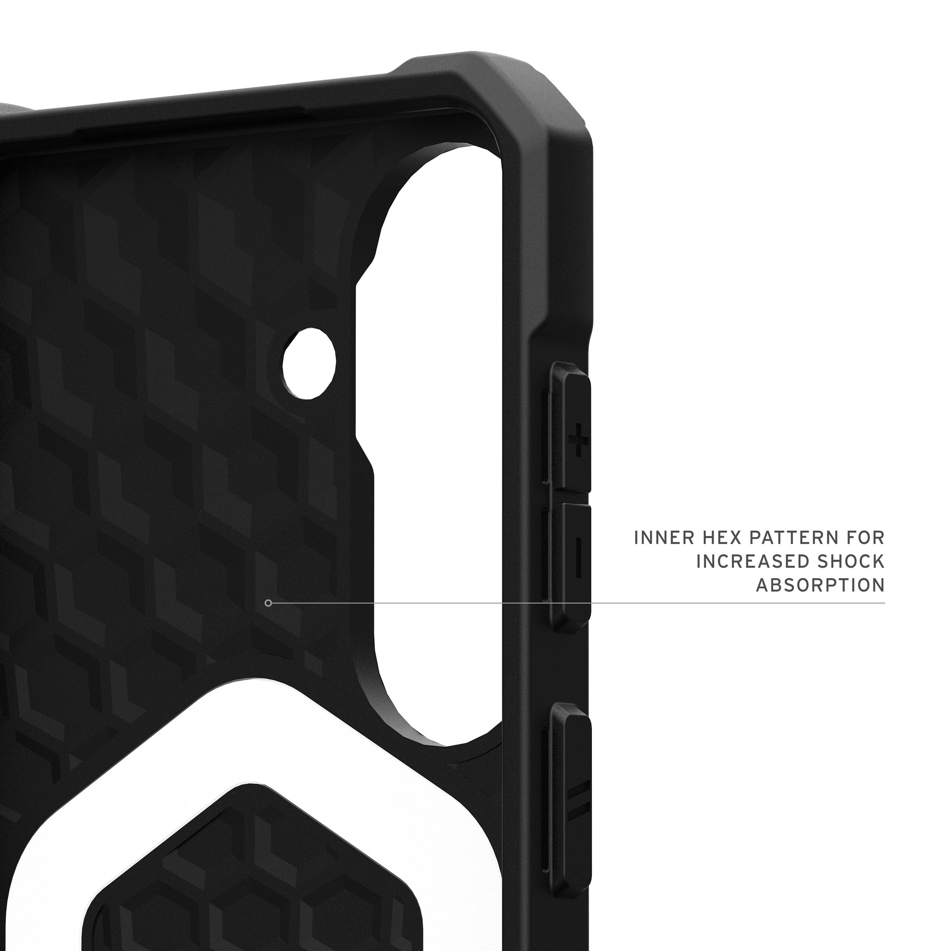Urban Armor Gear UAG Essential Armor Backcover – für Samsung Galaxy S26, MagSafe, TPU, schwarz, bis 3,6 m Sturzsicher