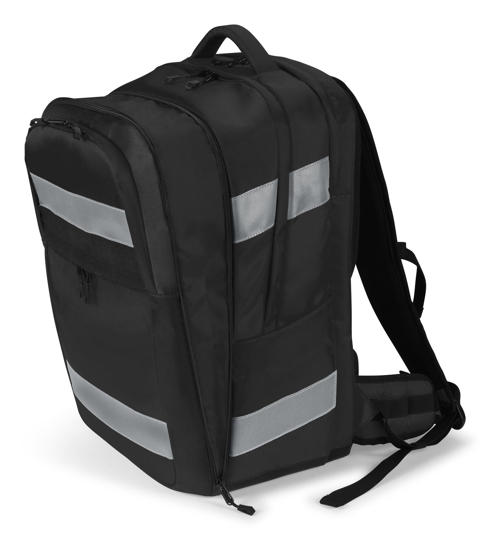DICOTA REFLECTIVE – Freizeit-Rucksack – 32–38 l, schwarz, reflektierend