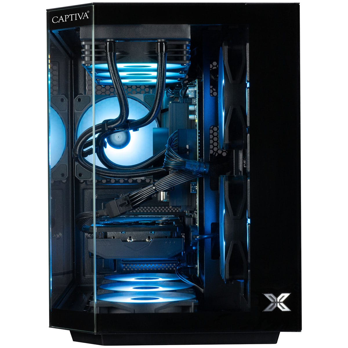 Captiva Highend Gaming R95-397 Tower – AMD Ryzen 7 9800X3D, 32 GB RAM, 2 TB SSD, Windows 11 Home