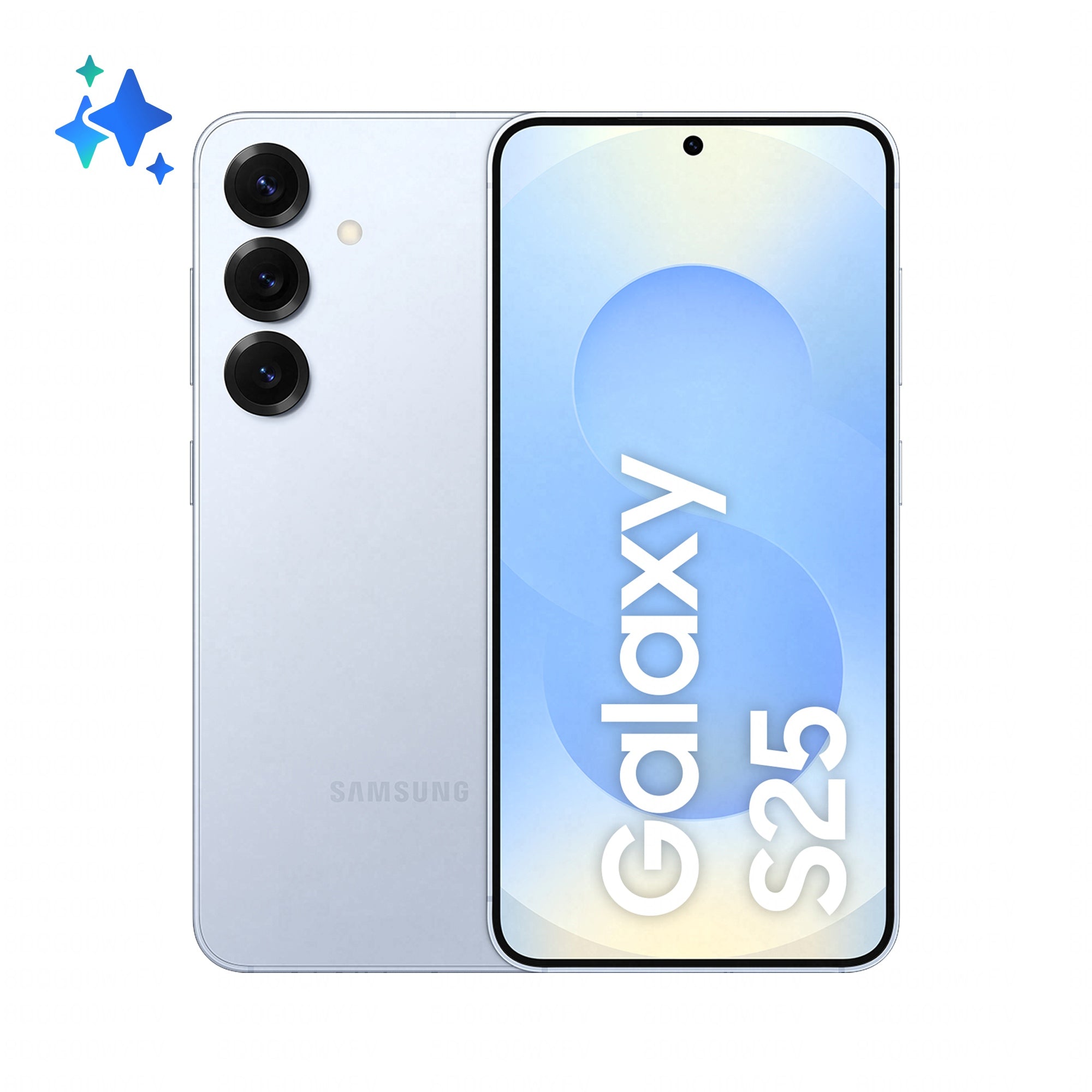 Samsung Galaxy S25 – eisblau, 6,2", 2340 × 1080, Android 15, 128 GB, 12 GB, Dual-SIM, 5G, IP68, NFC