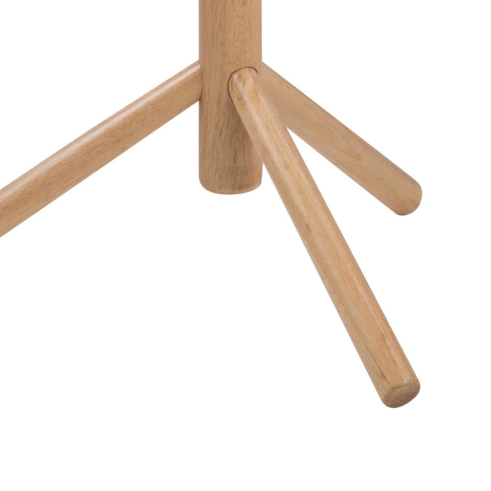 Actona Garderobenständer – Gummibaumholz – Braun – 1'760 mm