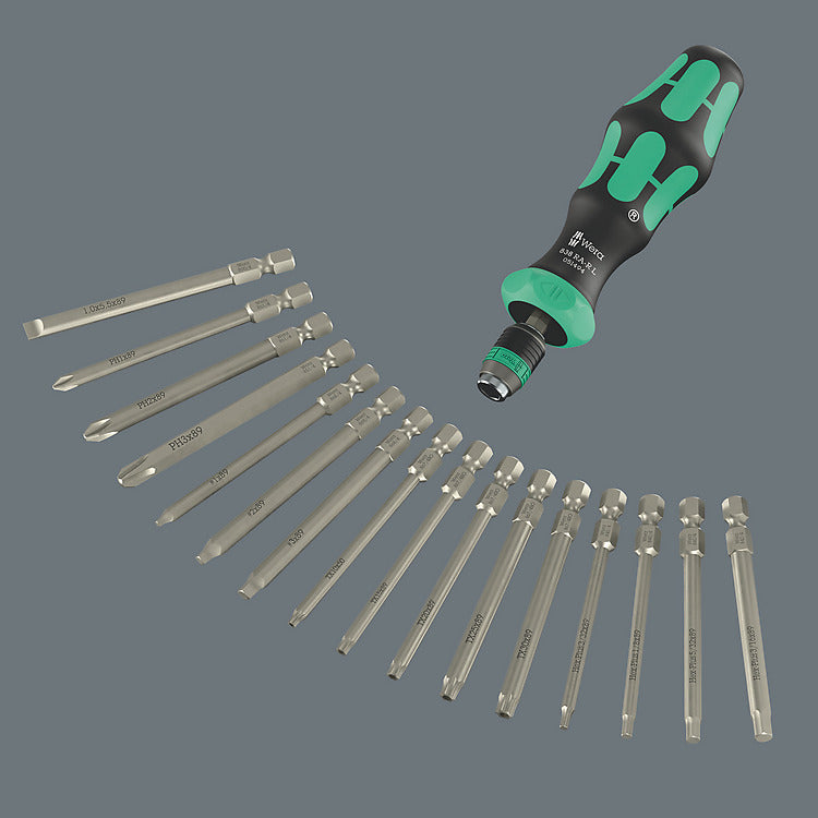 Wera Kraftform Kompakt 60 RA-R Imperial 1 – 17-teilig