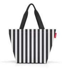 Reisenthel Stofftasche, Polyester, Motiv Summer Stripes Black, 510×260×305 mm