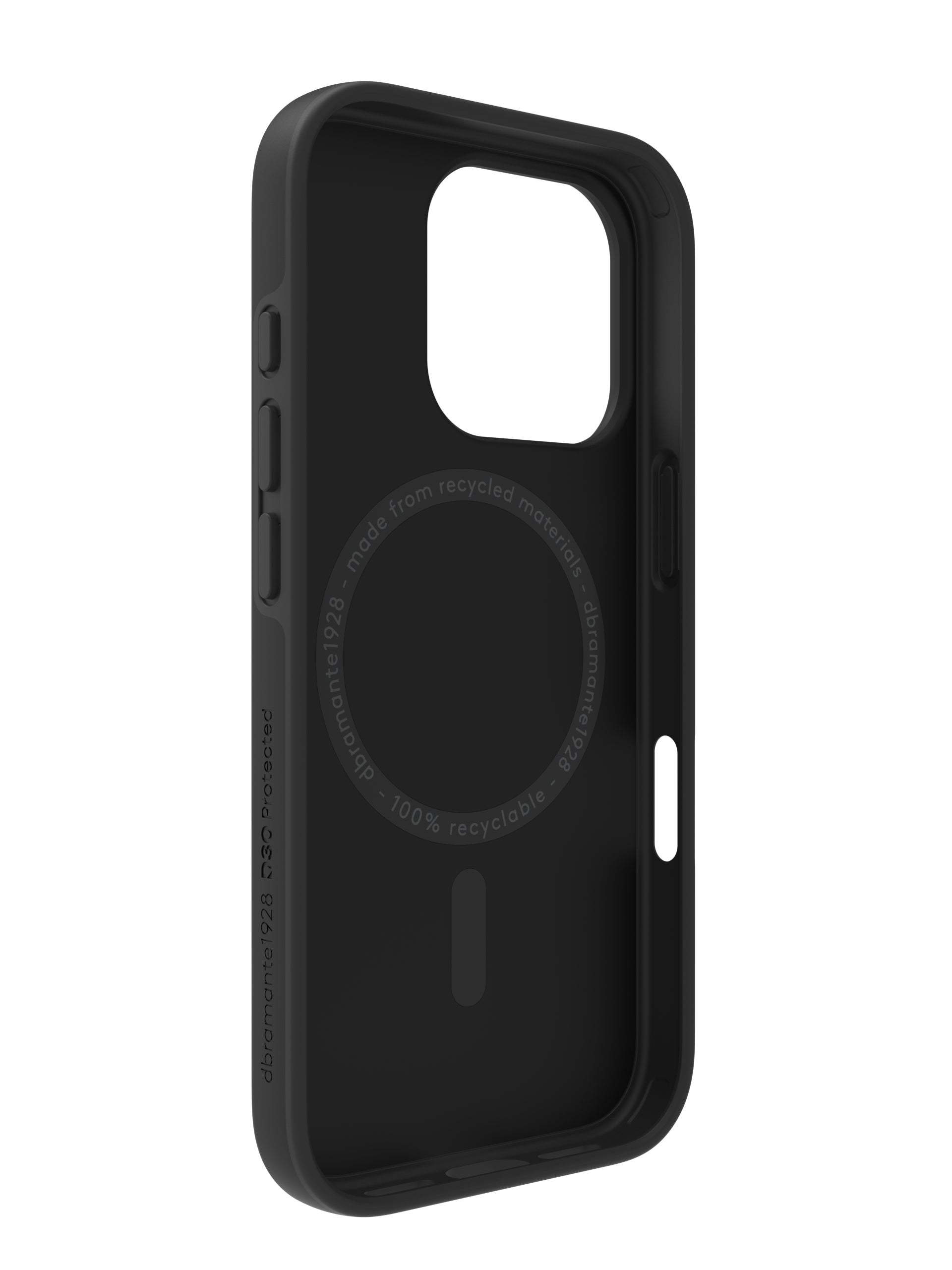dbramante1928 Iceland Ultra D3O Backcover – für Apple iPhone 16 Pro, Schwarz, bis 4 m sturzsicher