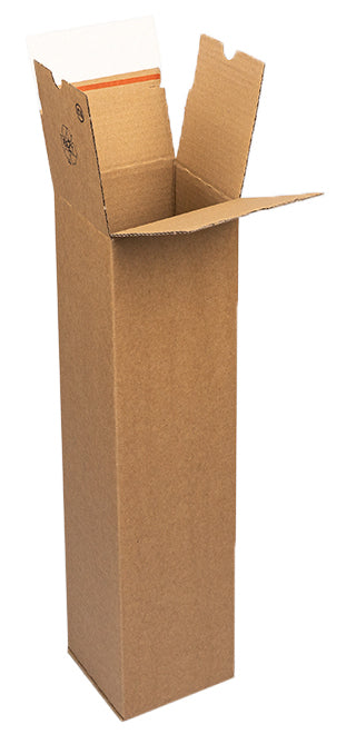 Antalis Versandkarton – 610 × 105 × 105 mm, selbstklebend, Aufreissband, braun, FSC, 1 Stk.