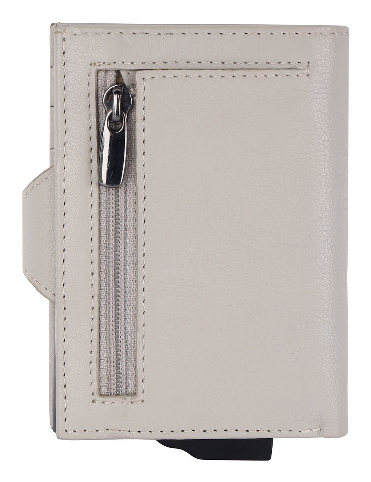 Valenta Kartenetui – 109 × 26 mm, Leder, Weiss