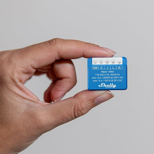 Shelly Wave 1 Mini – Zubehör – Schaltaktor, Z-Wave, Bluetooth