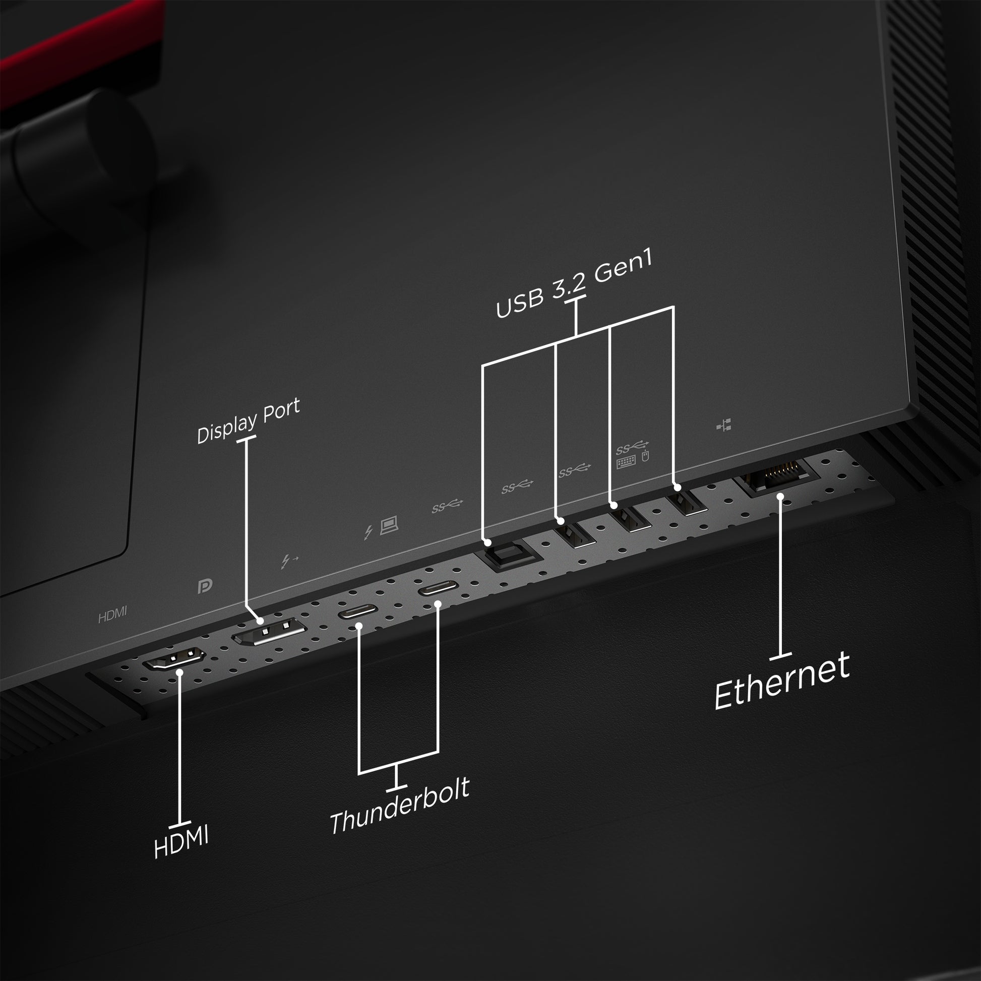 Lenovo ThinkVision – Monitor, 39,7" 5K WUHD (5120 × 2160), IPS, Thunderbolt 4, HDMI, DisplayPort, LAN