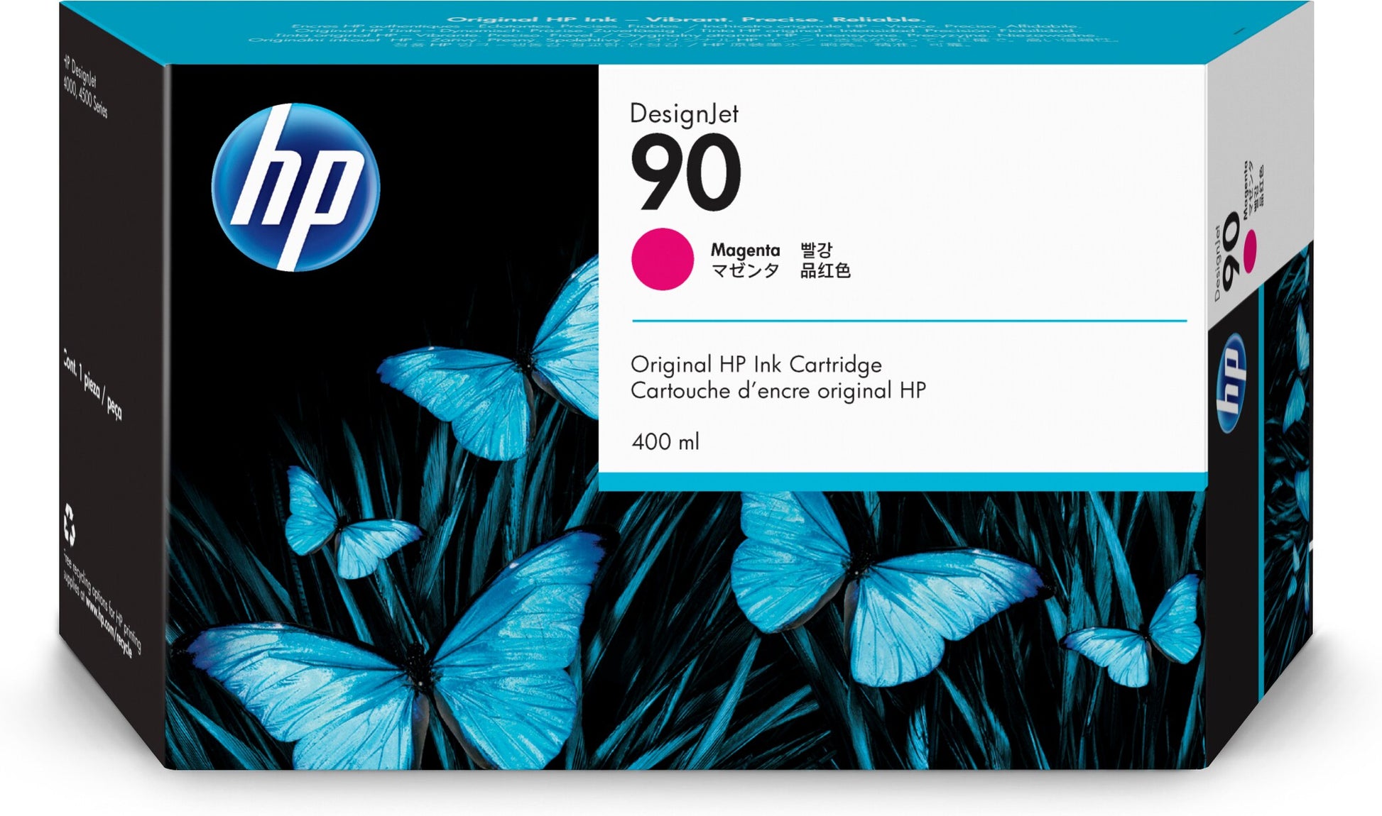 HP Tintenpatronen-Multipack 90, Magenta, 3er-Pack