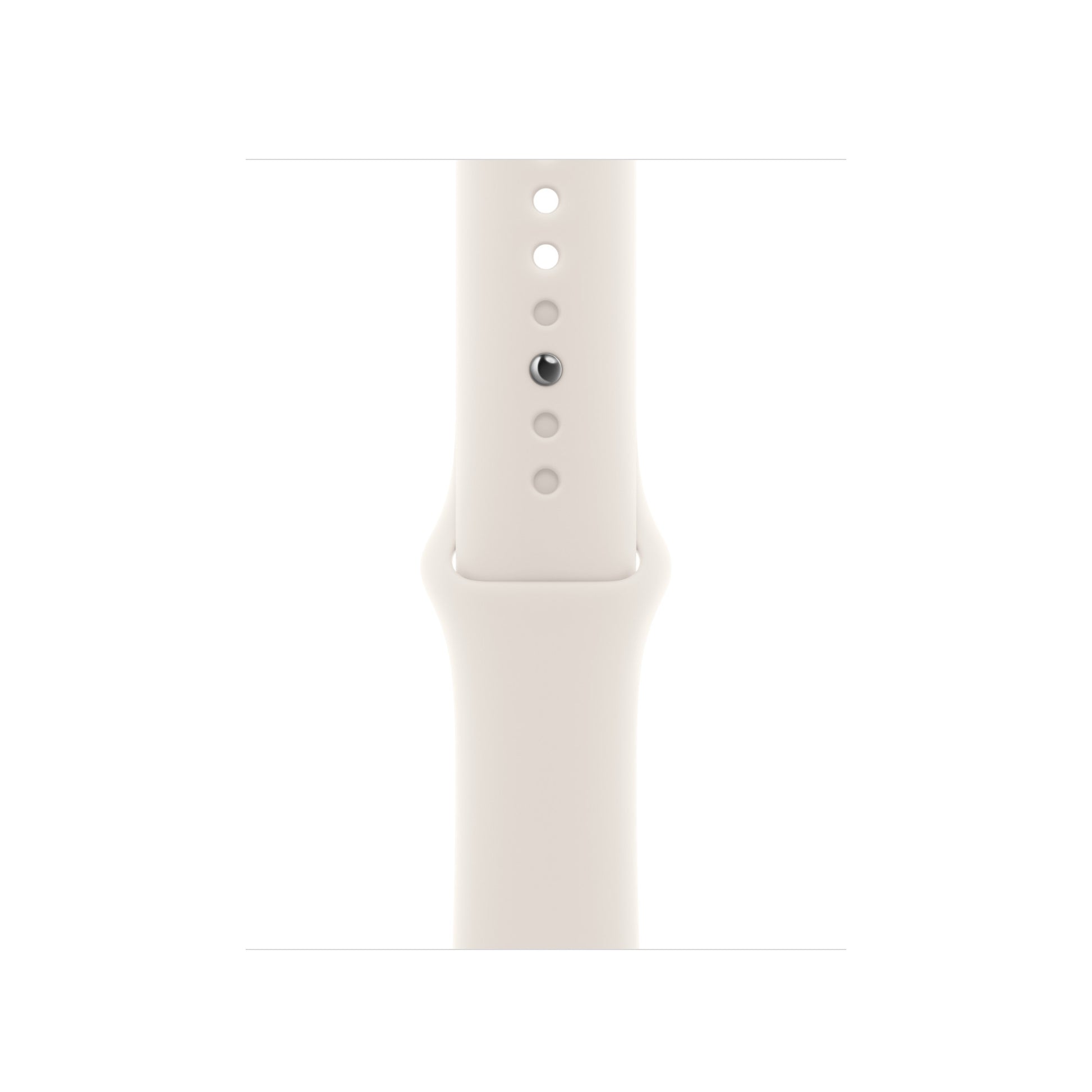 Apple Sport Band Starlight – Armband – für Apple Watch 40 mm, M/L, Polymer