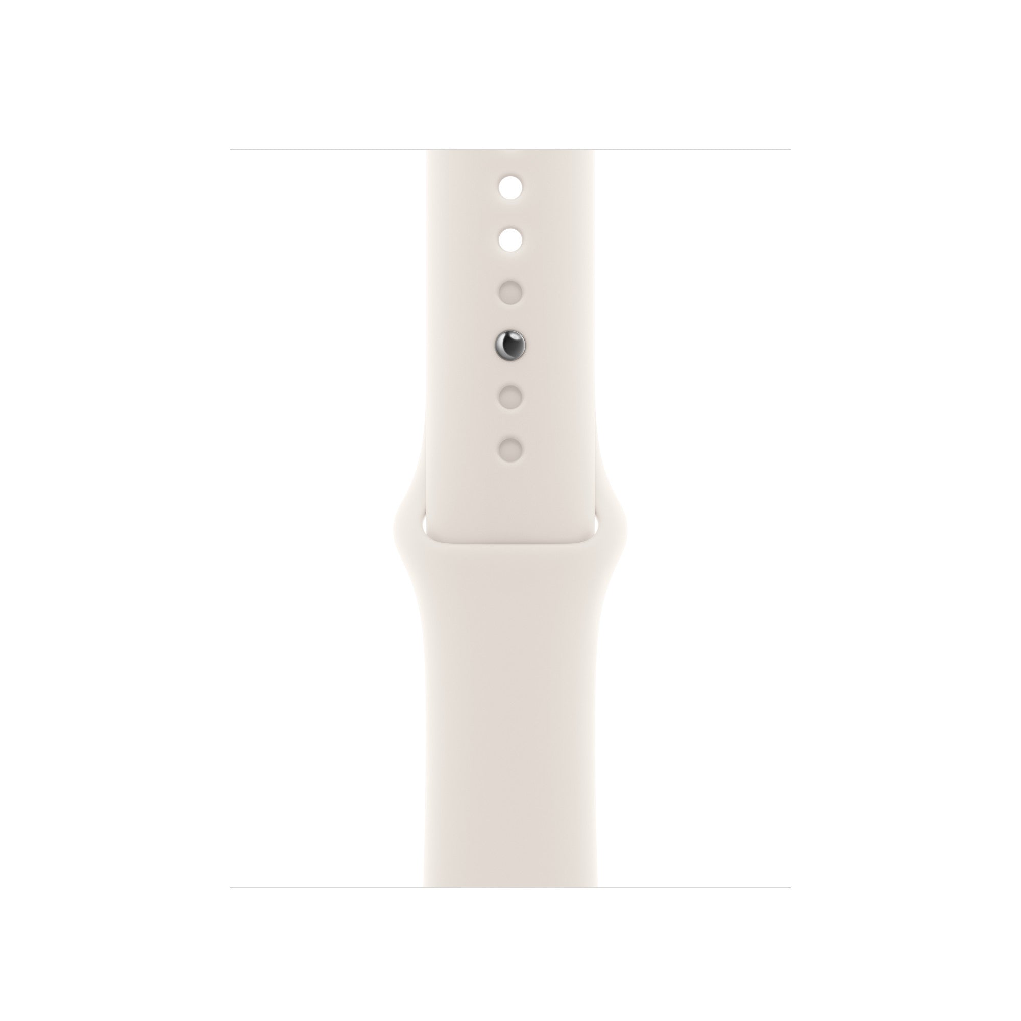 Apple Sport Band Starlight – Armband – für Apple Watch 40 mm, M/L, Polymer