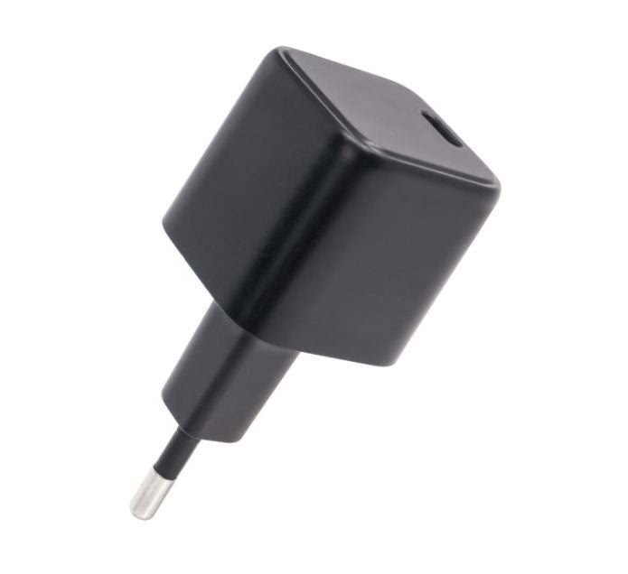 CoreParts USB-Ladegerät 33 W – USB-C×1, PD, GaN – EU-Stecker (Typ C) – Schwarz