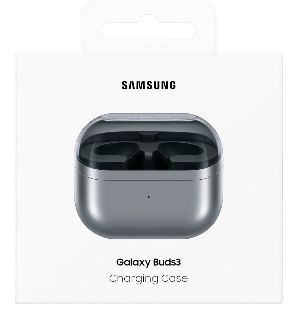 Samsung Galaxy Buds3 – Ladecase, Silber, für Galaxy Buds3