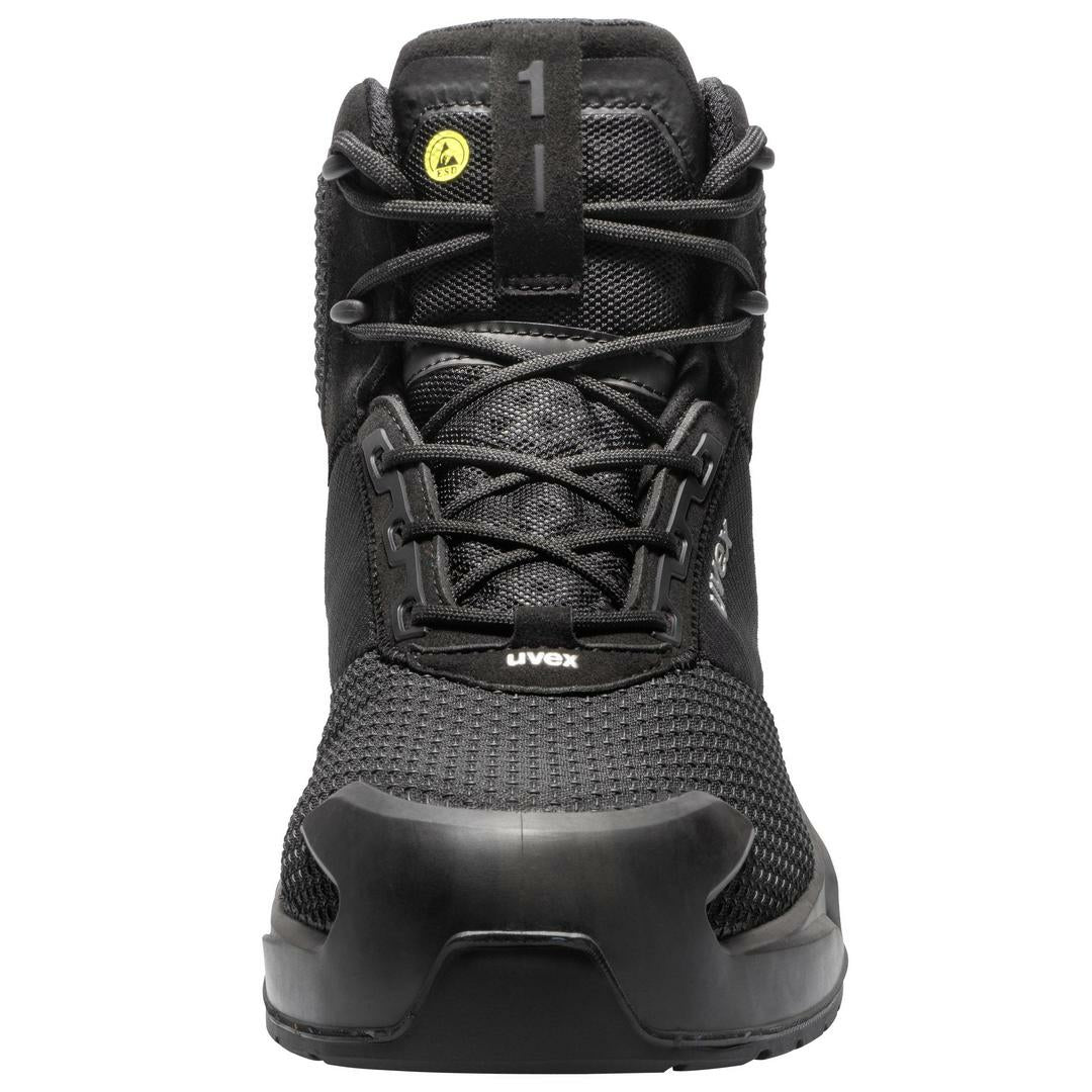Uvex 1 x-craft pro Sicherheitsstiefel S1 PL – schwarz – Grösse 49, Weite 11