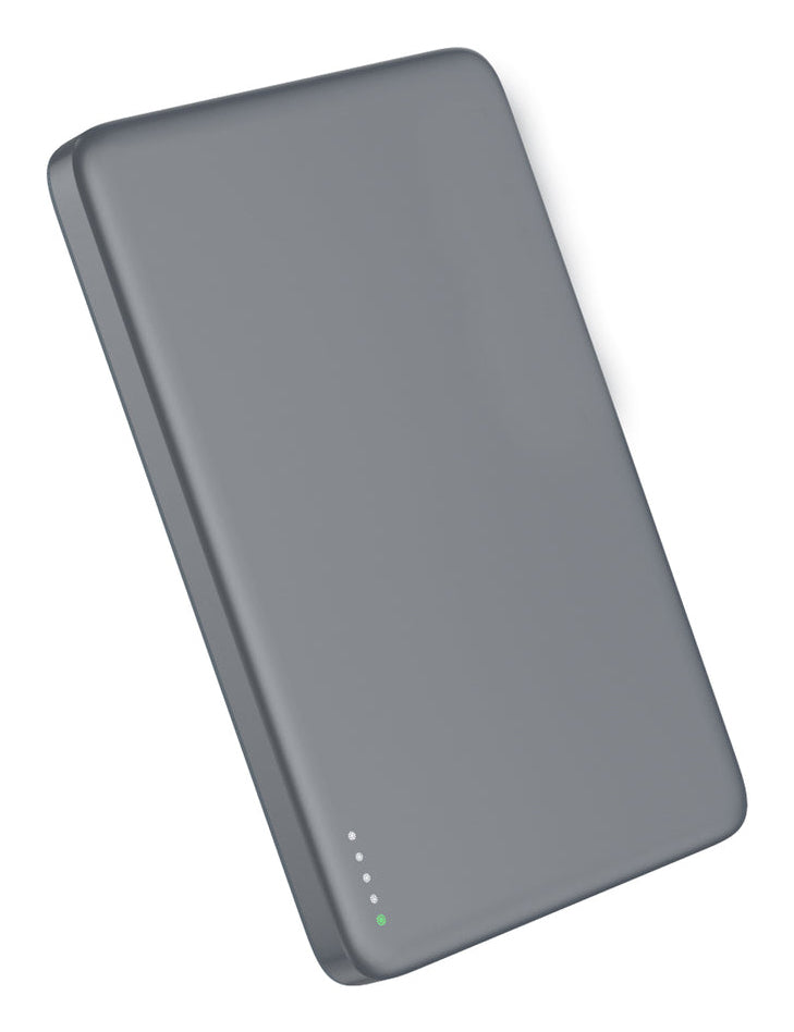 Valenta VP024 MagSafe Powerbank 5'000 mAh – 5 W PD, MagSafe 15 W, 1× USB-C, Grau