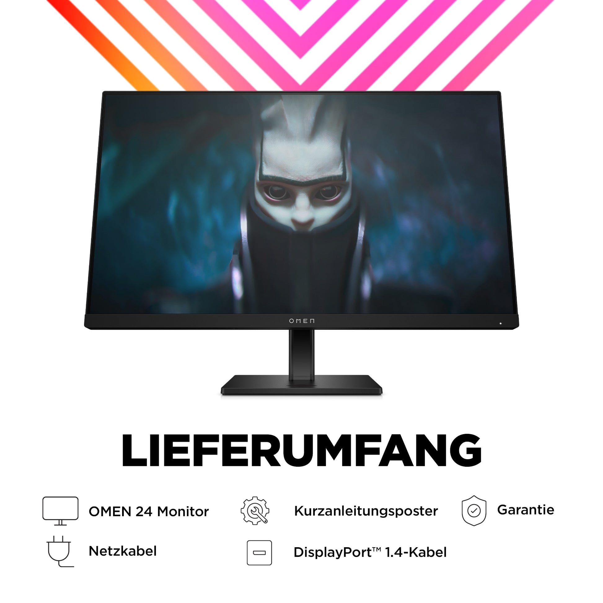 HP 780D9E9 – Monitor, 23,8" 1920 × 1080 (Full HD), Schwarz