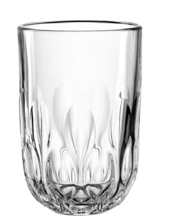 LEONARDO Cappuccino-Becher – 0,38 l, Kalk-Natron-Glas, Transparent, 6-teilig