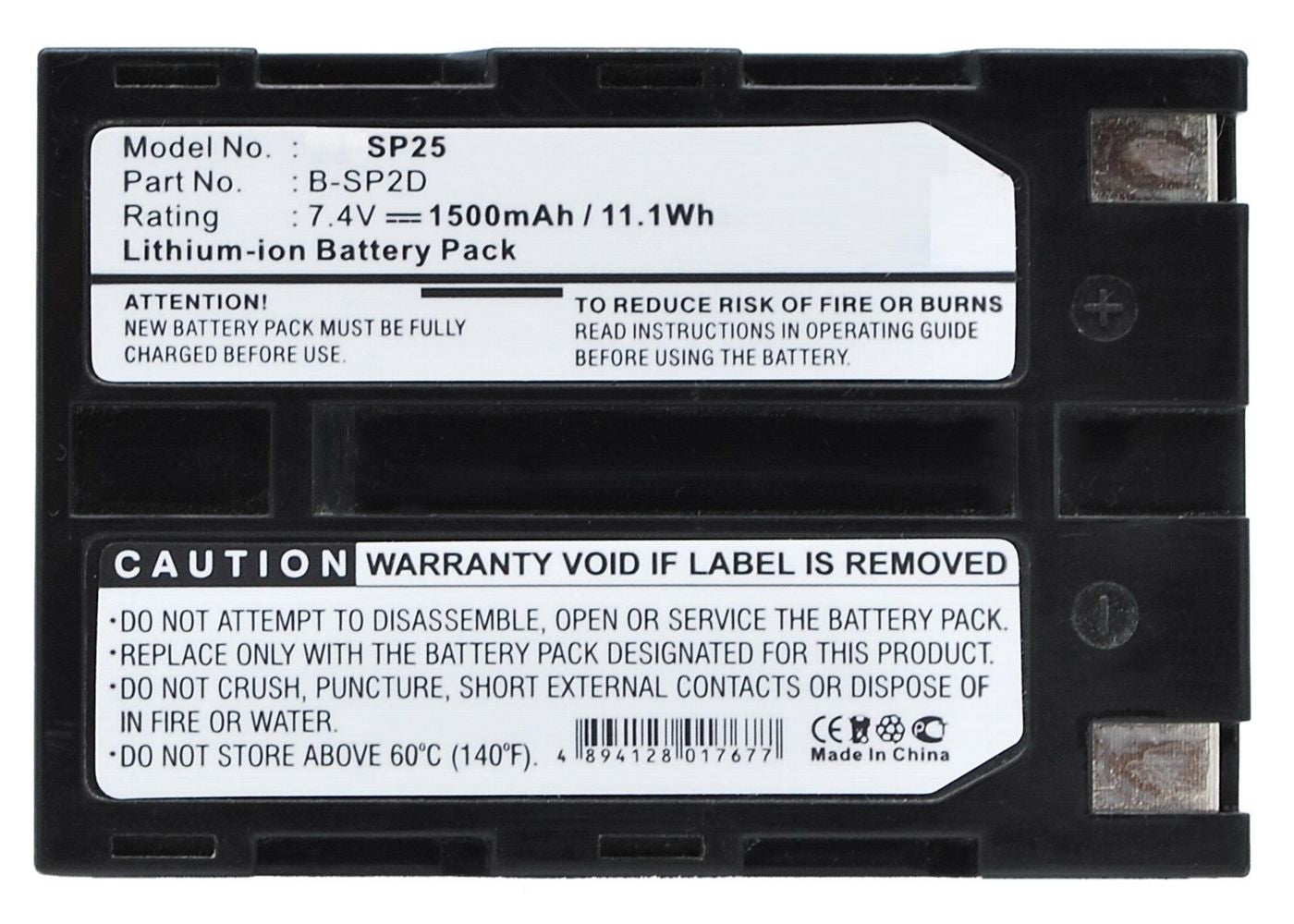 CoreParts Akku 1500 mAh 7,4 V – für CanoScan 8400F, MB400I, MB410I und andere