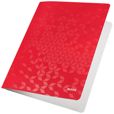 Leitz Wow Schnellhefter – A4, Karton, Rot, 300 g/m², 10 Stk.