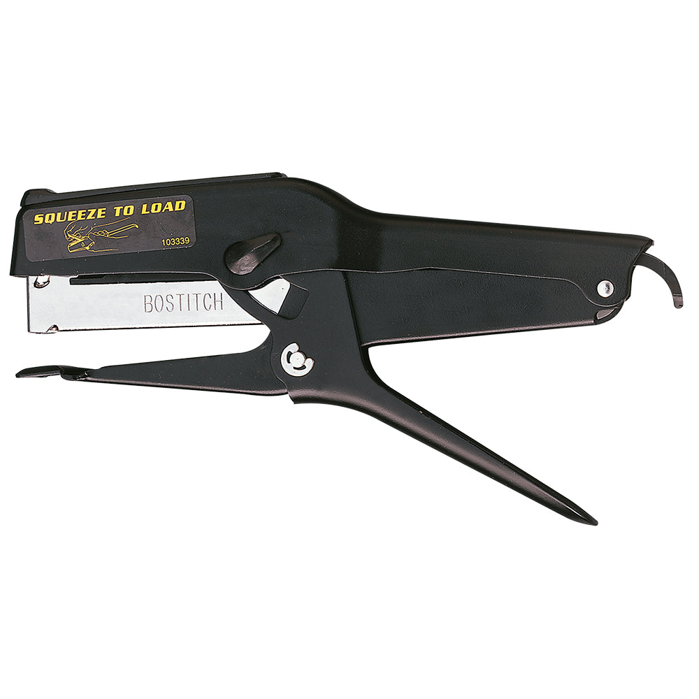 Bostitch P6C-6 – Heftzange, 70 Blatt, Hinterlademechanik, geschlossene Heftung, Einlegetiefe 65 mm, schwarz