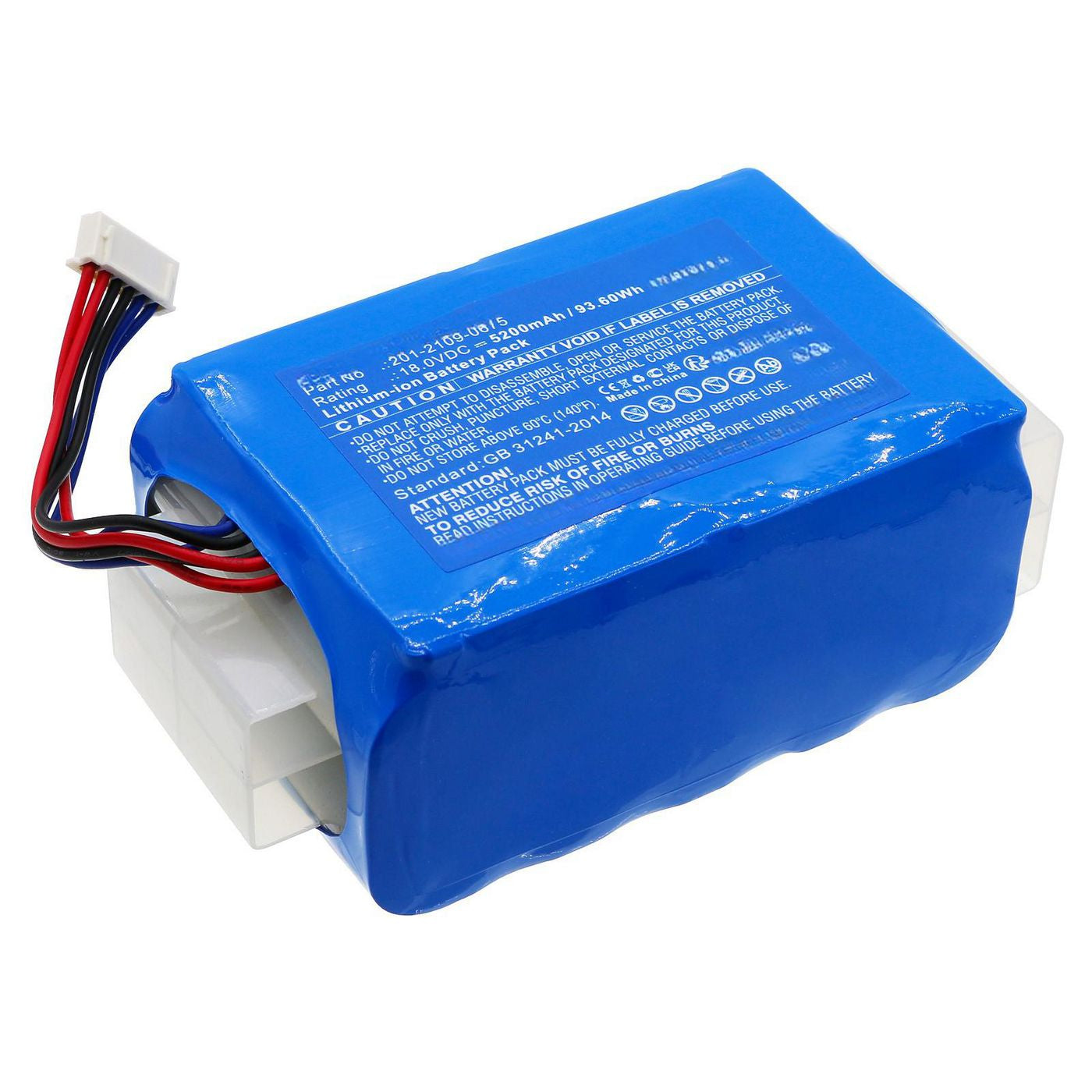 CoreParts Akku 18,0 V 5200 mAh 93,60 Wh – für Ecovacs Staubsauger