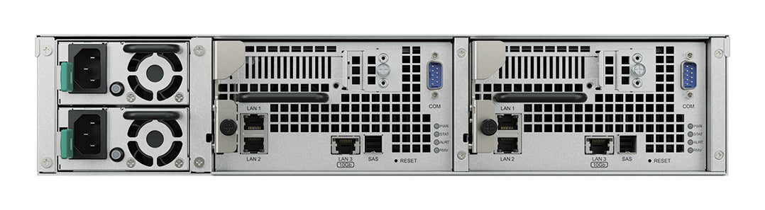 Synology UC3400 – 12-Bay Rack 2U NAS – Intel Xeon D-1541, 8 GB RAM, 10GbE, redundantes Netzteil