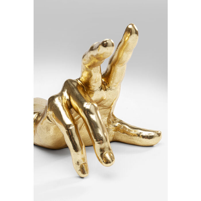 KARE Design Fingers Ablageschale – gold – 140 × 210 × 160 mm