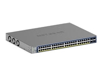 NETGEAR GS752TXP – Managed Switch – 48×10G, 4×SFP+, L2/L3, PoE+ 380 W, 19" Rack