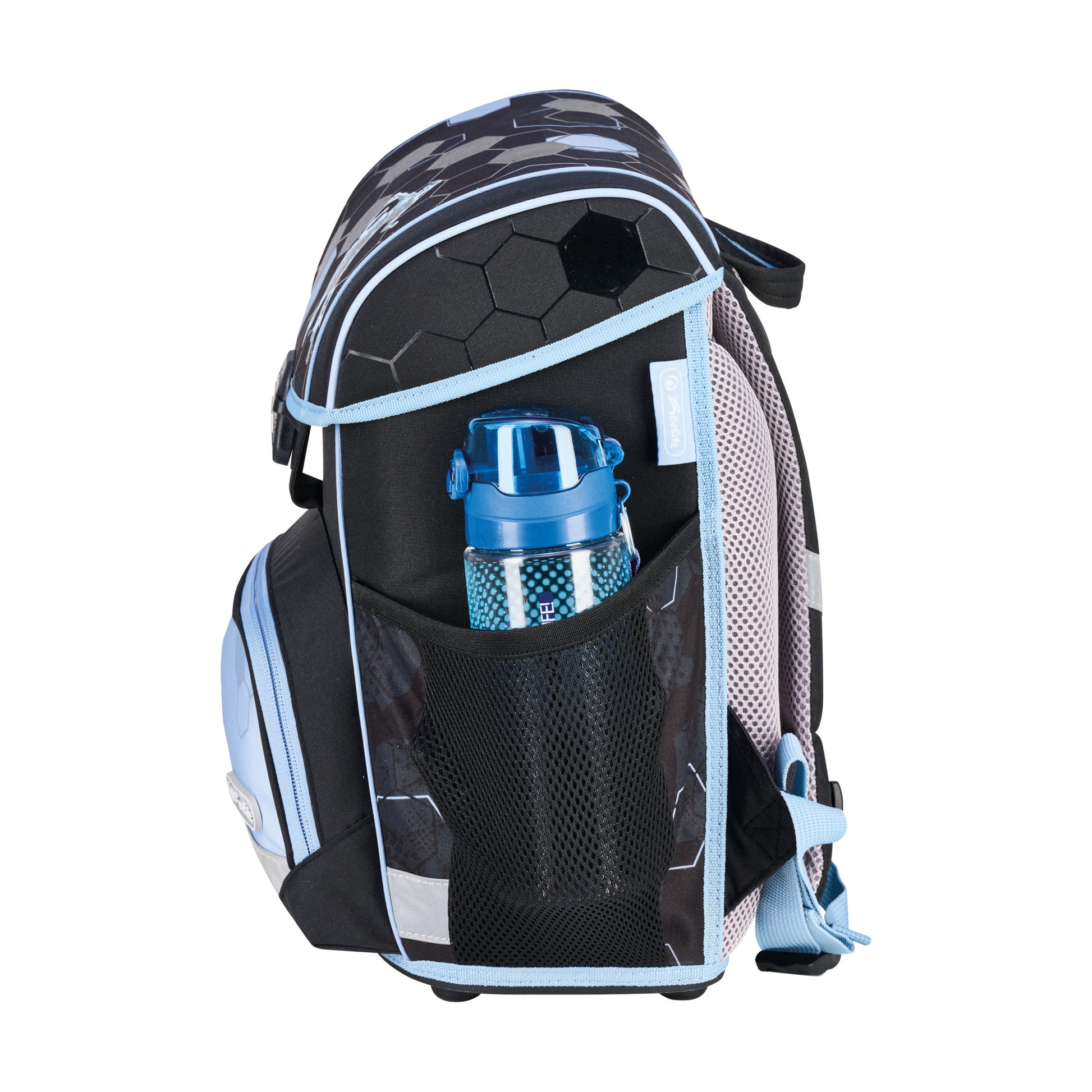 Herlitz Loop Plus – Schulrucksack-Set, Cyber Soccer, 17 l, 31×37×22 cm