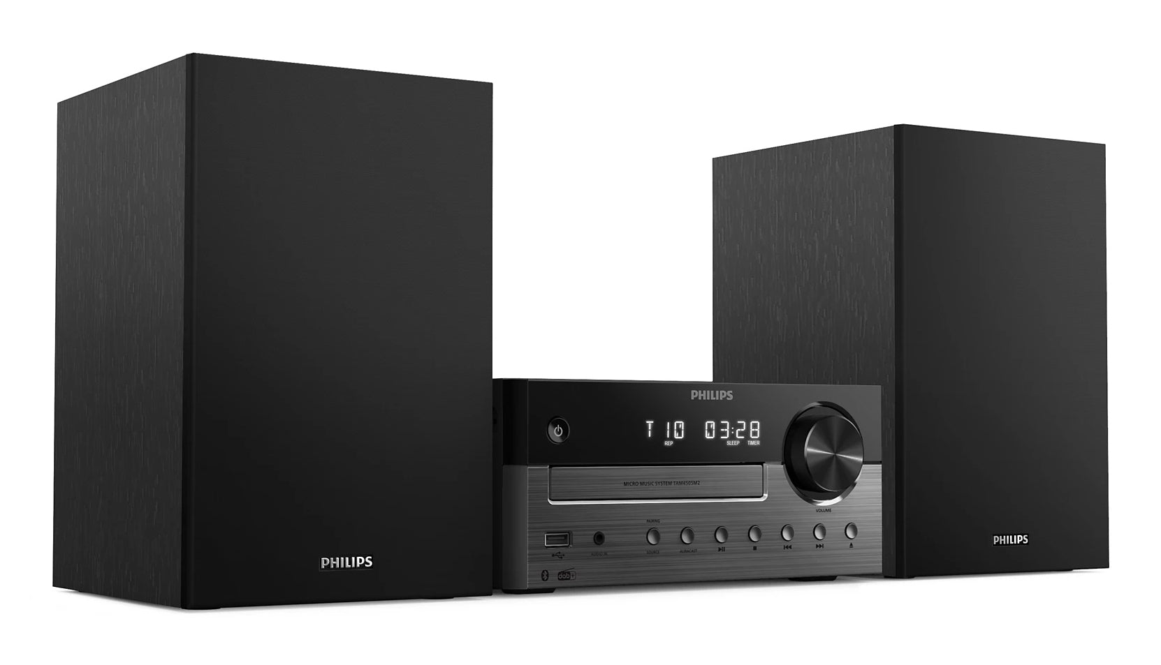 Philips TAM4505M2/12 – Mikro-/HiFi-Anlage – DAB+, CD, USB, Bluetooth – Schwarz