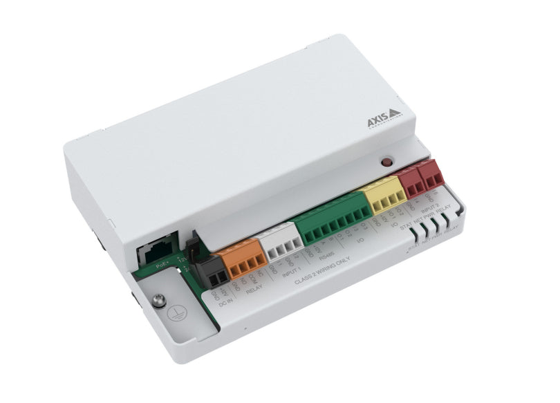 Axis A9210 Network I/O Relaismodul – Digital, 8-Kanal, 12 V DC – Weiss