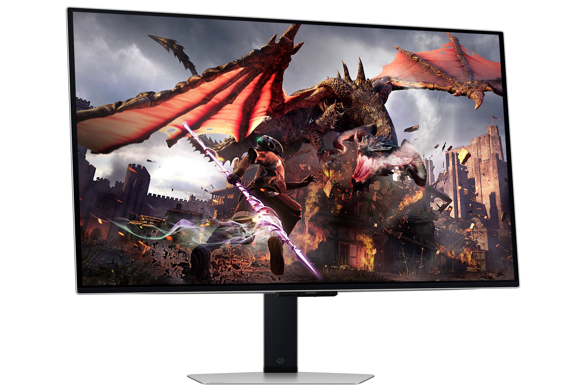 Samsung LS32DG800SUXEN – Monitor, 32", OLED, 240 Hz, 250 cd/m², FreeSync Premium Pro, VESA 100 × 100, Schwarz