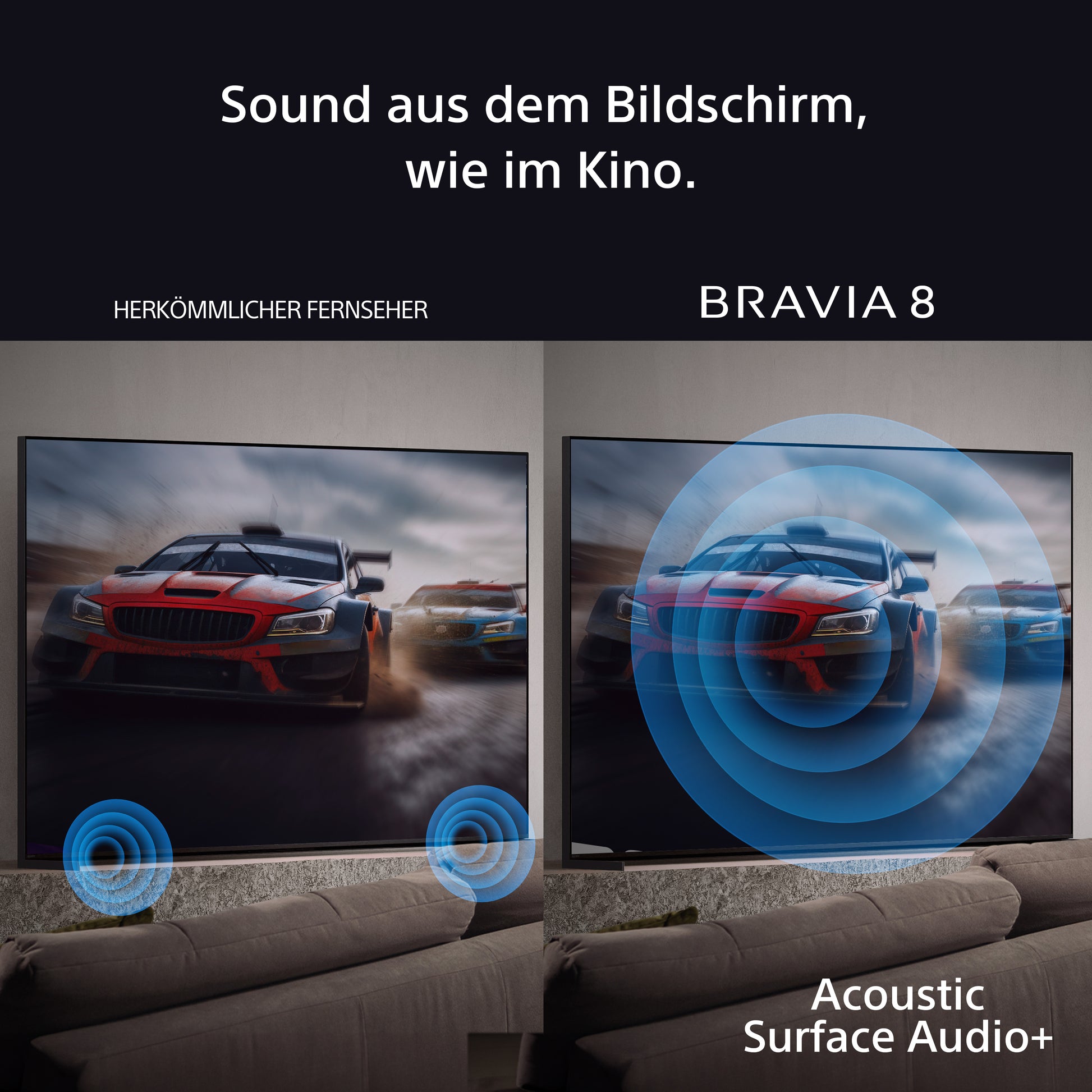Sony FWD-77XR80 – 77 Zoll OLED 4K, Schwarz