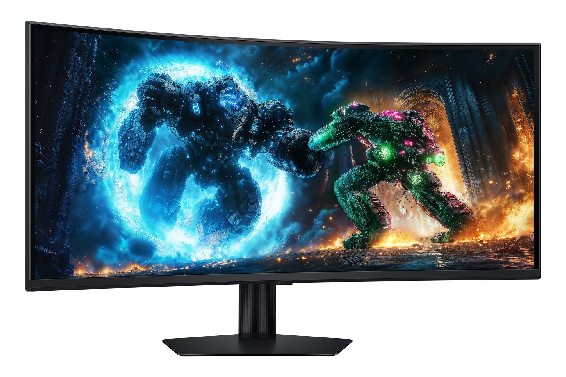 Samsung G75F – Monitor, 40", 5120 × 2160, LCD, Schwarz