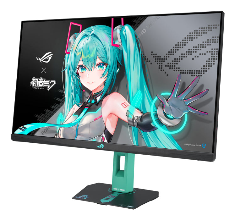 ASUS ROG Strix XG27ACMEG-G Hatsune – Monitor, 27", 2560 × 1440 (WQHD), LCD, Mehrfarbig
