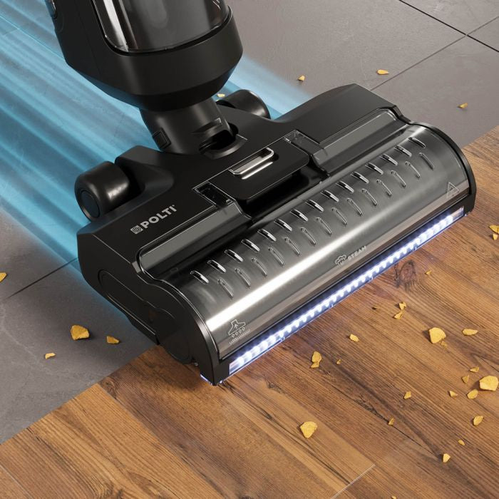 Polti Multiflächenreiniger ROLLYSTEAM WD30C – 450 W, Schmutzwassertank 0,8 l, Akkubetrieb, 21,6 V