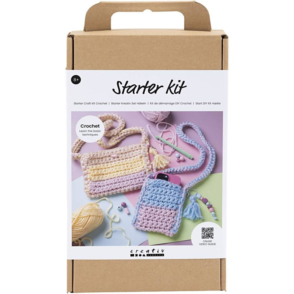 Creativ Company Starter Häkelset Mehrfarbig – 6 Stk.