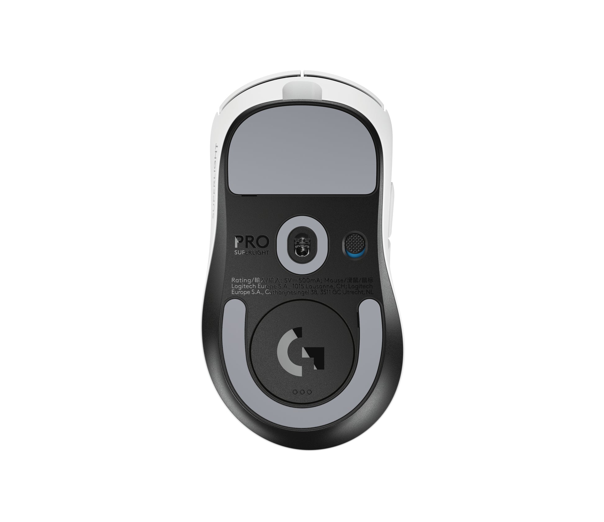 Logitech G PRO X SUPERLIGHT 2 DEX – Gaming-Maus – Kabellos (2,4 GHz), 44000 DPI, Rechts, Weiss