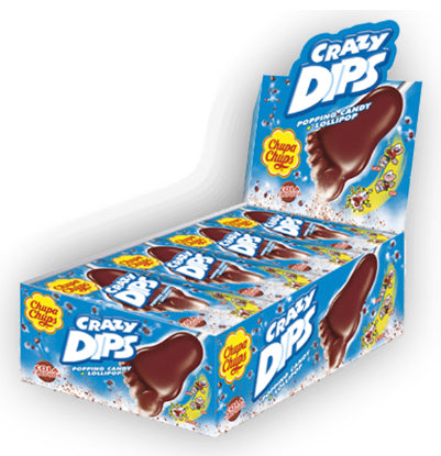 Chupa Chups Crazy Dips Lutschbonbons – Cola – 24 × 14 g