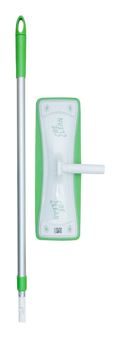 CREaCLEAN Flachwischer 54032 – 37 cm – Aluminium – Grün