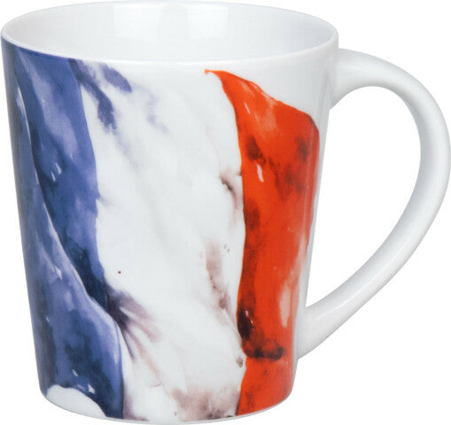 Könitz Porzellan Könitz Becher – 380 ml, Ø 9 cm, Porzellan, Mehrfarbig, spülmaschinenfest, mikrowellengeeignet