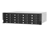 QNAP TL-R1620Sep-RP – 16-Bay Rack 3U JBOD – redundantes Netzteil, für 2,5"/3,5" HDD/SSD, SAS/SATA