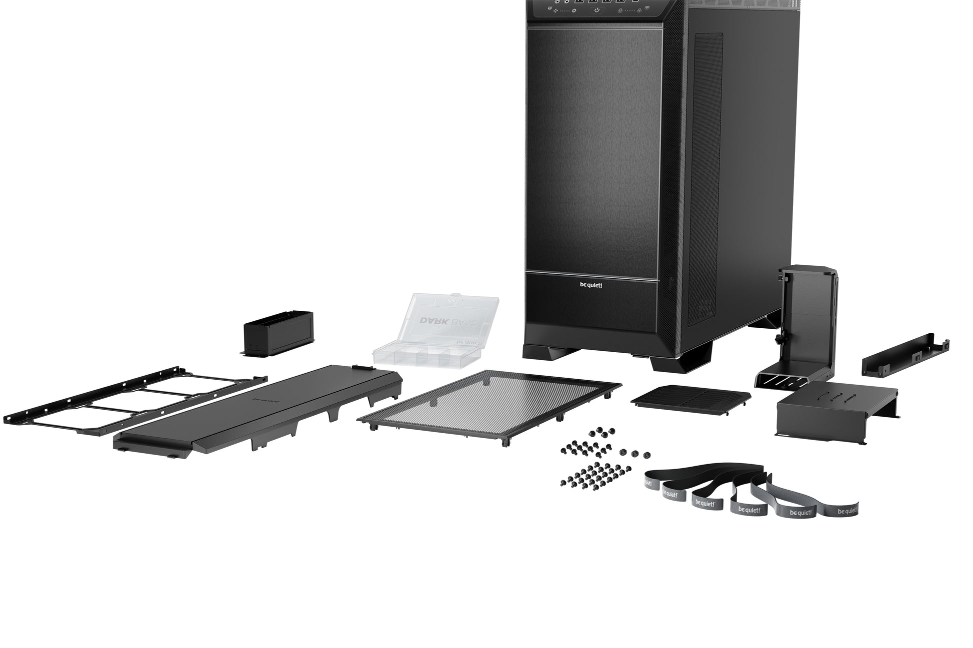 be quiet! be quiet DARK BASE PRO 901 – Full Tower – Schwarz, für ATX, EATX, micro ATX und andere, Seitenfenster